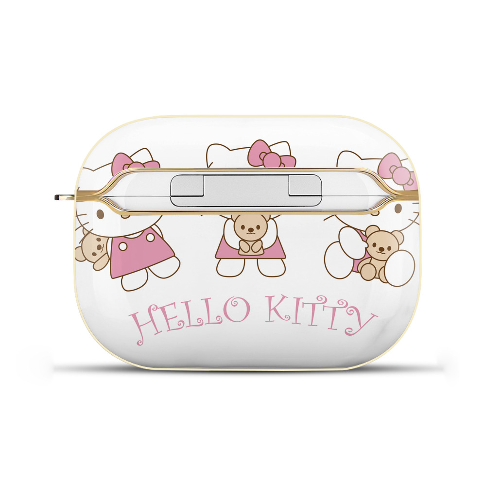 （画像用） Hello Kitty ハローキティ 【AirPods Pro用】ハードシェル保護ケース｜耐衝撃・防指紋・カラビナ付き商品仕様