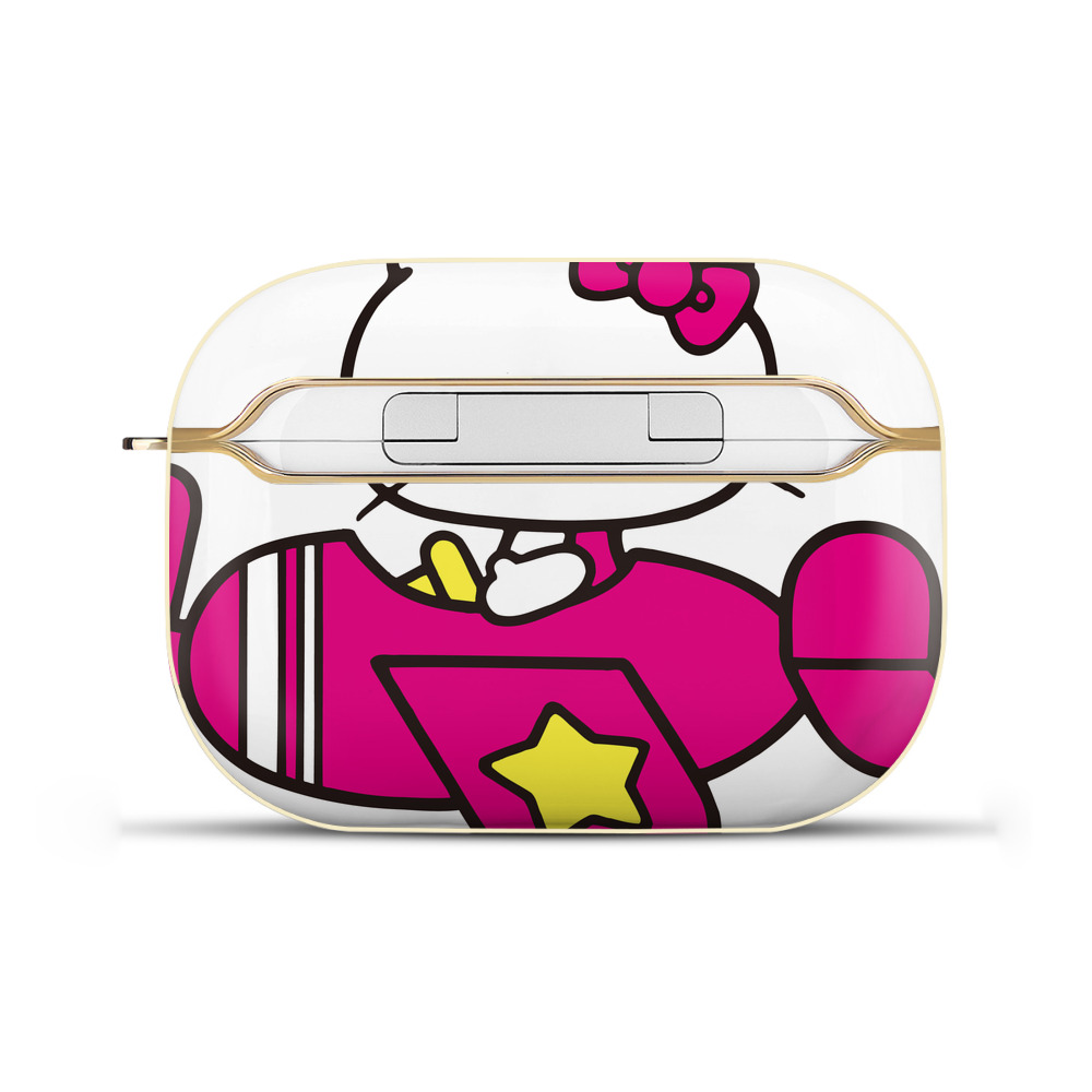 （画像用） Hello Kitty ハローキティ 【AirPods Pro用】ハードシェル保護ケース｜耐衝撃・防指紋・カラビナ付き商品仕様