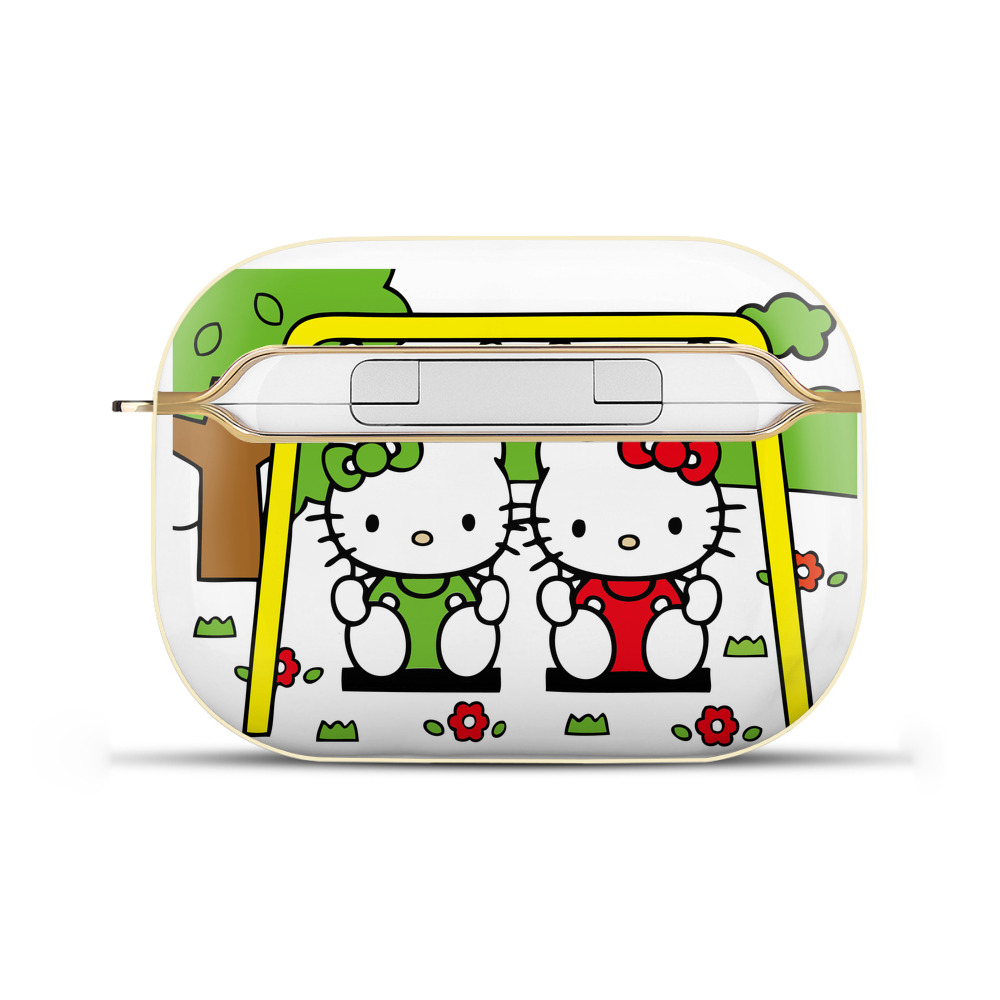 （画像用） Hello Kitty ハローキティ 【AirPods Pro用】ハードシェル保護ケース｜耐衝撃・防指紋・カラビナ付き商品仕様