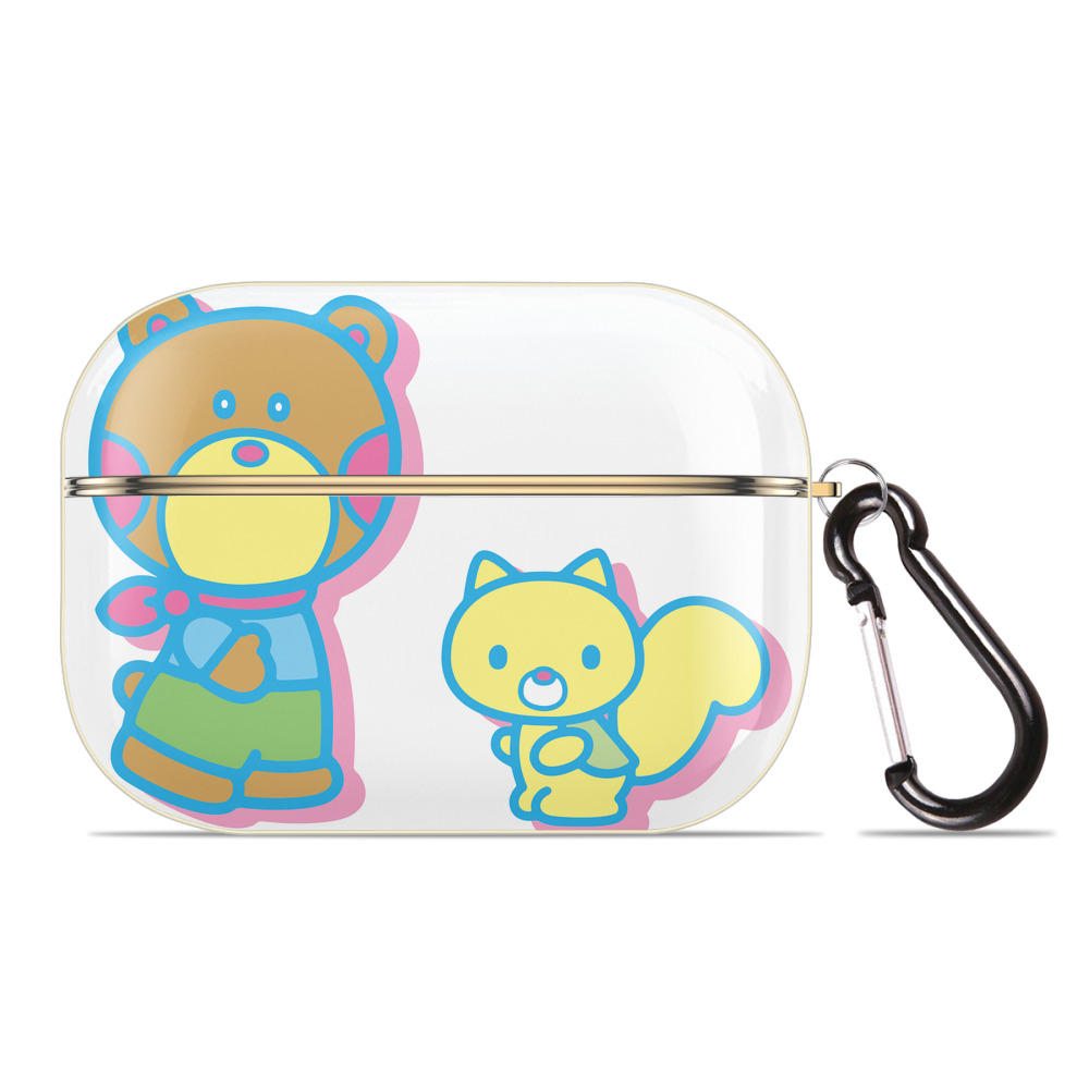 （画像用） Hello Kitty ハローキティ 【AirPods Pro用】ハードシェル保護ケース｜耐衝撃・防指紋・カラビナ付き商品仕様