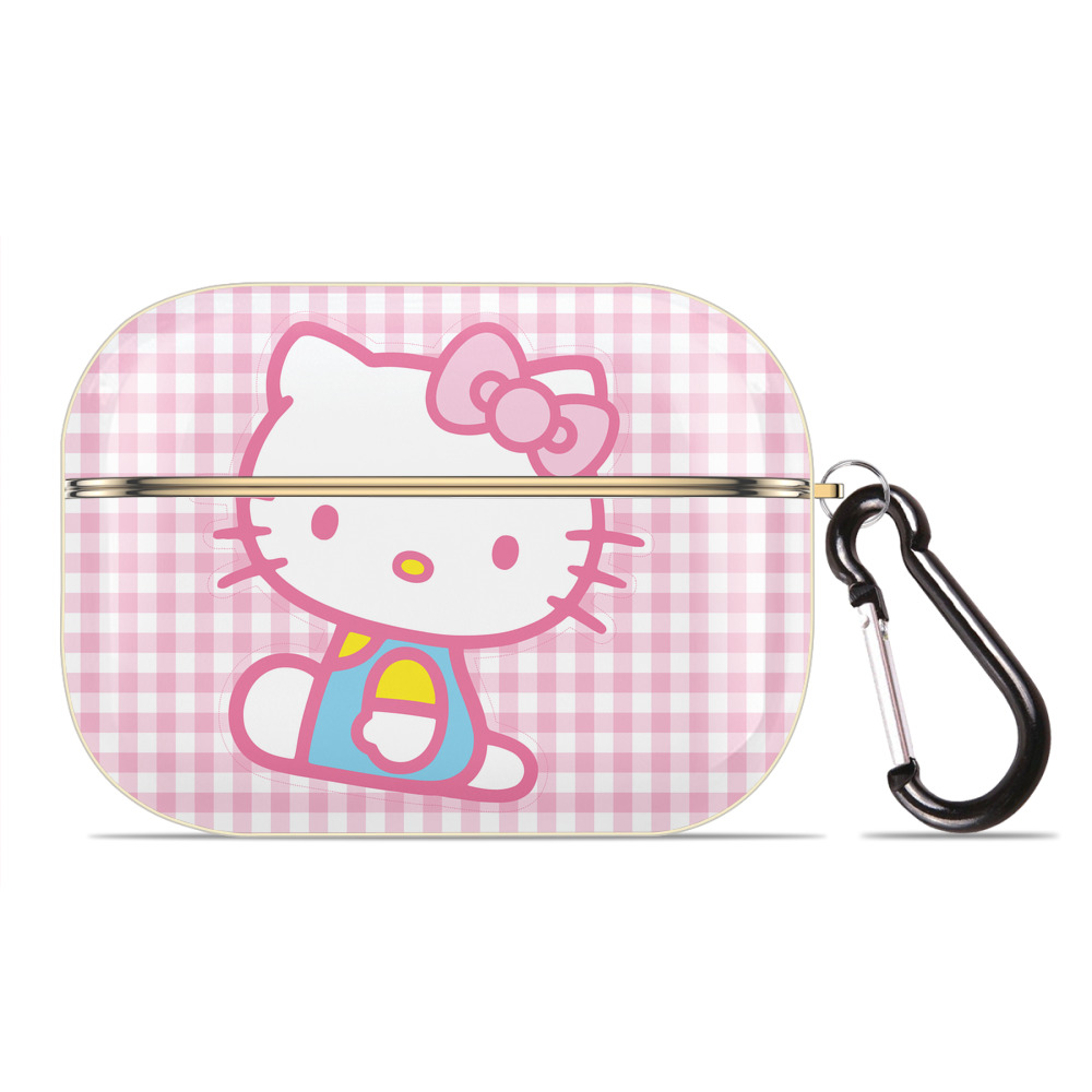（画像用） Hello Kitty ハローキティ 【AirPods Pro用】ハードシェル保護ケース｜耐衝撃・防指紋・カラビナ付き商品仕様