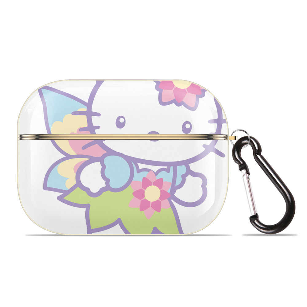（画像用） Hello Kitty ハローキティ 【AirPods Pro用】ハードシェル保護ケース｜耐衝撃・防指紋・カラビナ付き商品仕様