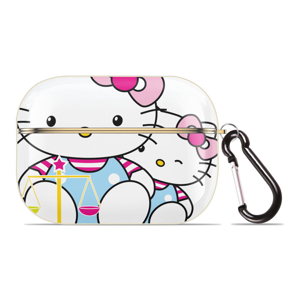 （画像用） Hello Kitty ハローキティ 【AirPods Pro用】ハードシェル保護ケース｜耐衝撃・防指紋・カラビナ付き商品仕様