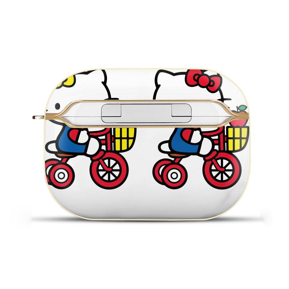 （画像用） Hello Kitty ハローキティ 【AirPods Pro用】ハードシェル保護ケース｜耐衝撃・防指紋・カラビナ付き商品仕様