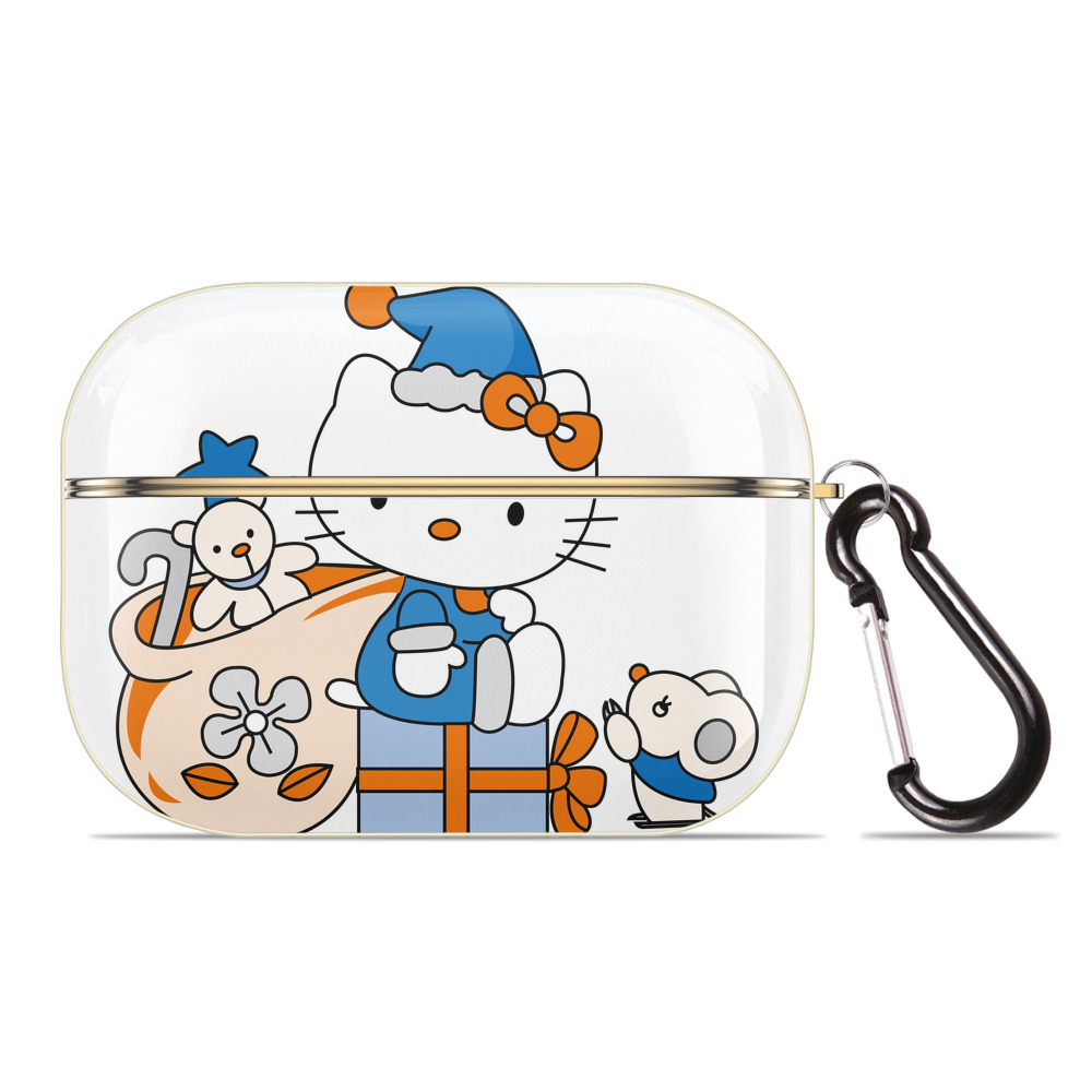 （画像用） Hello Kitty ハローキティ 【AirPods Pro用】ハードシェル保護ケース｜耐衝撃・防指紋・カラビナ付き商品仕様