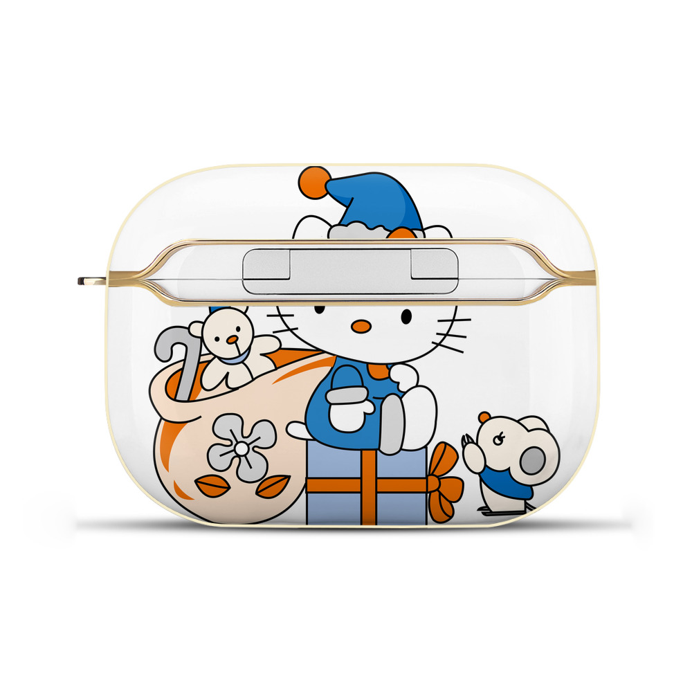 （画像用） Hello Kitty ハローキティ 【AirPods Pro用】ハードシェル保護ケース｜耐衝撃・防指紋・カラビナ付き商品仕様