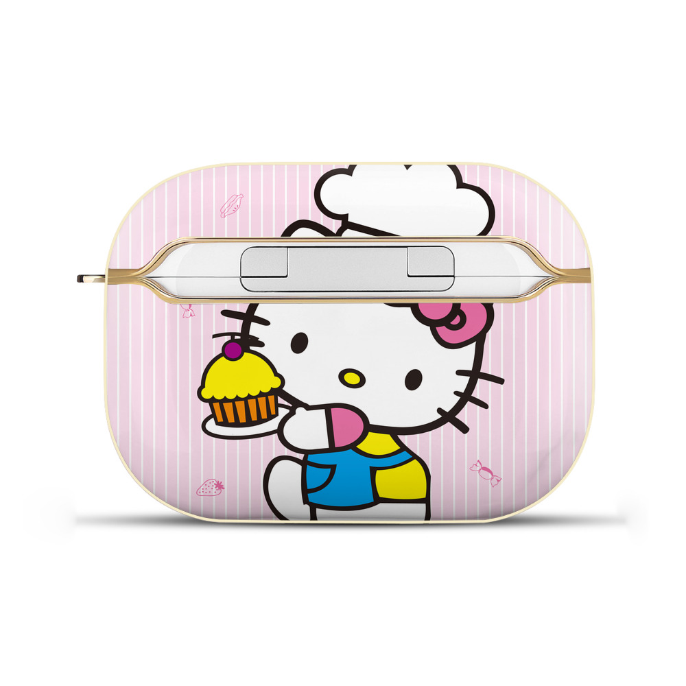 （画像用） Hello Kitty ハローキティ 【AirPods Pro用】ハードシェル保護ケース｜耐衝撃・防指紋・カラビナ付き商品仕様