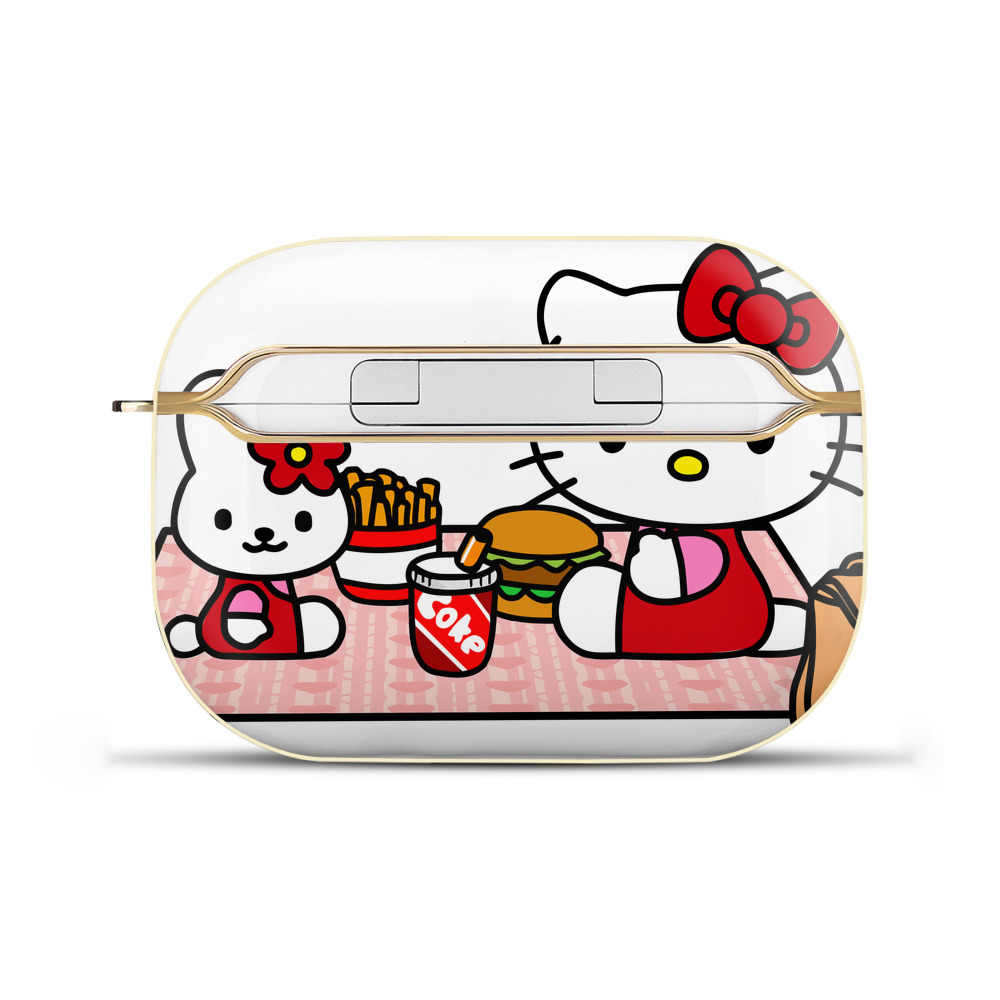 （画像用） Hello Kitty ハローキティ 【AirPods Pro用】ハードシェル保護ケース｜耐衝撃・防指紋・カラビナ付き商品仕様
