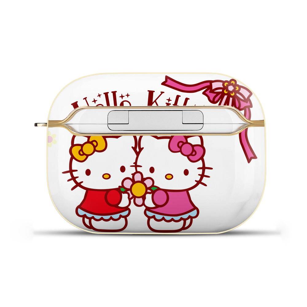 （画像用） Hello Kitty ハローキティ 【AirPods Pro用】ハードシェル保護ケース｜耐衝撃・防指紋・カラビナ付き商品仕様