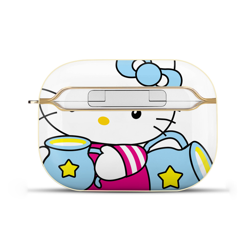 （画像用） Hello Kitty ハローキティ 【AirPods Pro用】ハードシェル保護ケース｜耐衝撃・防指紋・カラビナ付き商品仕様