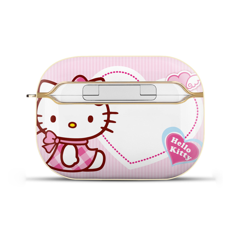 （画像用） Hello Kitty ハローキティ 【AirPods Pro用】ハードシェル保護ケース｜耐衝撃・防指紋・カラビナ付き商品仕様