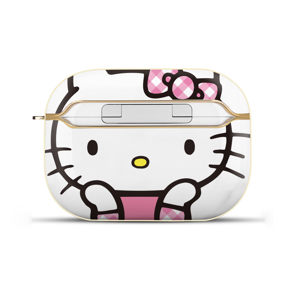 （画像用） Hello Kitty ハローキティ 【AirPods Pro用】ハードシェル保護ケース｜耐衝撃・防指紋・カラビナ付き商品仕様