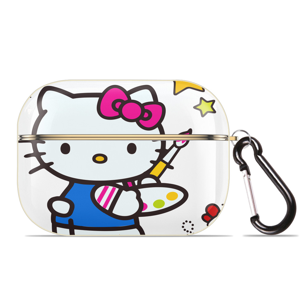 （画像用） Hello Kitty ハローキティ 【AirPods Pro用】ハードシェル保護ケース｜耐衝撃・防指紋・カラビナ付き商品仕様