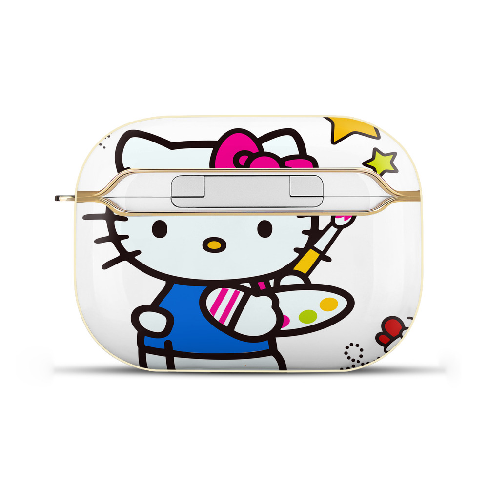 （画像用） Hello Kitty ハローキティ 【AirPods Pro用】ハードシェル保護ケース｜耐衝撃・防指紋・カラビナ付き商品仕様