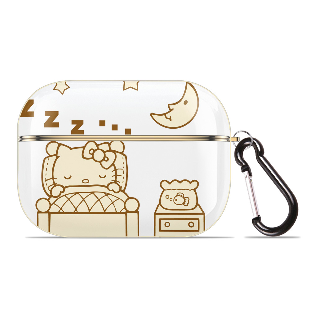 （画像用） Hello Kitty ハローキティ 【AirPods Pro用】ハードシェル保護ケース｜耐衝撃・防指紋・カラビナ付き商品仕様
