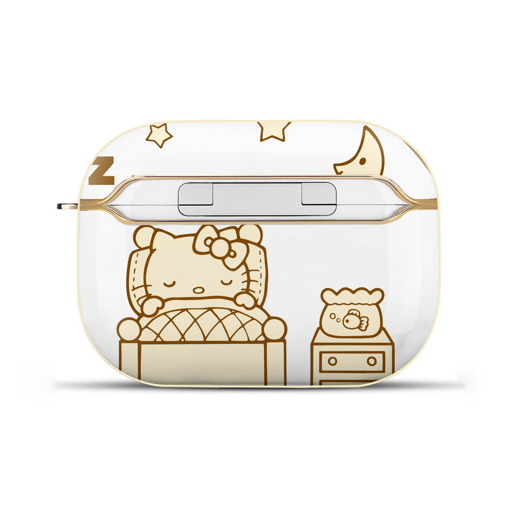（画像用） Hello Kitty ハローキティ 【AirPods Pro用】ハードシェル保護ケース｜耐衝撃・防指紋・カラビナ付き商品仕様