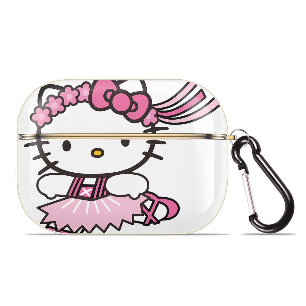 （画像用） Hello Kitty ハローキティ 【AirPods Pro用】ハードシェル保護ケース｜耐衝撃・防指紋・カラビナ付き商品仕様