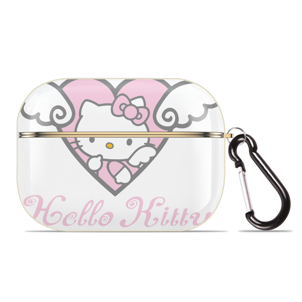 （画像用） Hello Kitty ハローキティ 【AirPods Pro用】ハードシェル保護ケース｜耐衝撃・防指紋・カラビナ付き商品仕様