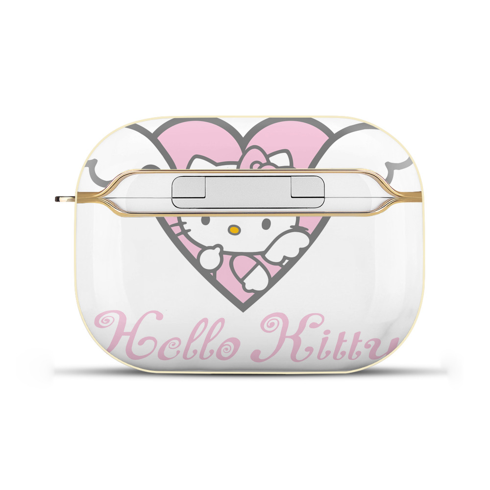 （画像用） Hello Kitty ハローキティ 【AirPods Pro用】ハードシェル保護ケース｜耐衝撃・防指紋・カラビナ付き商品仕様