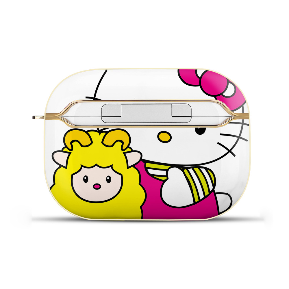（画像用） Hello Kitty ハローキティ 【AirPods Pro用】ハードシェル保護ケース｜耐衝撃・防指紋・カラビナ付き商品仕様