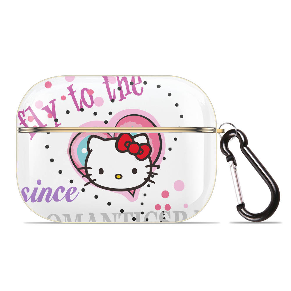 （画像用） Hello Kitty ハローキティ 【AirPods Pro用】ハードシェル保護ケース｜耐衝撃・防指紋・カラビナ付き商品仕様