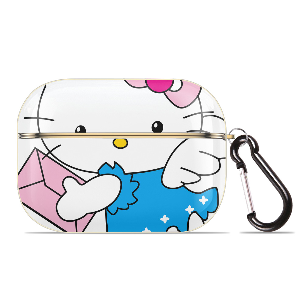 （画像用） Hello Kitty ハローキティ 【AirPods Pro用】ハードシェル保護ケース｜耐衝撃・防指紋・カラビナ付き商品仕様