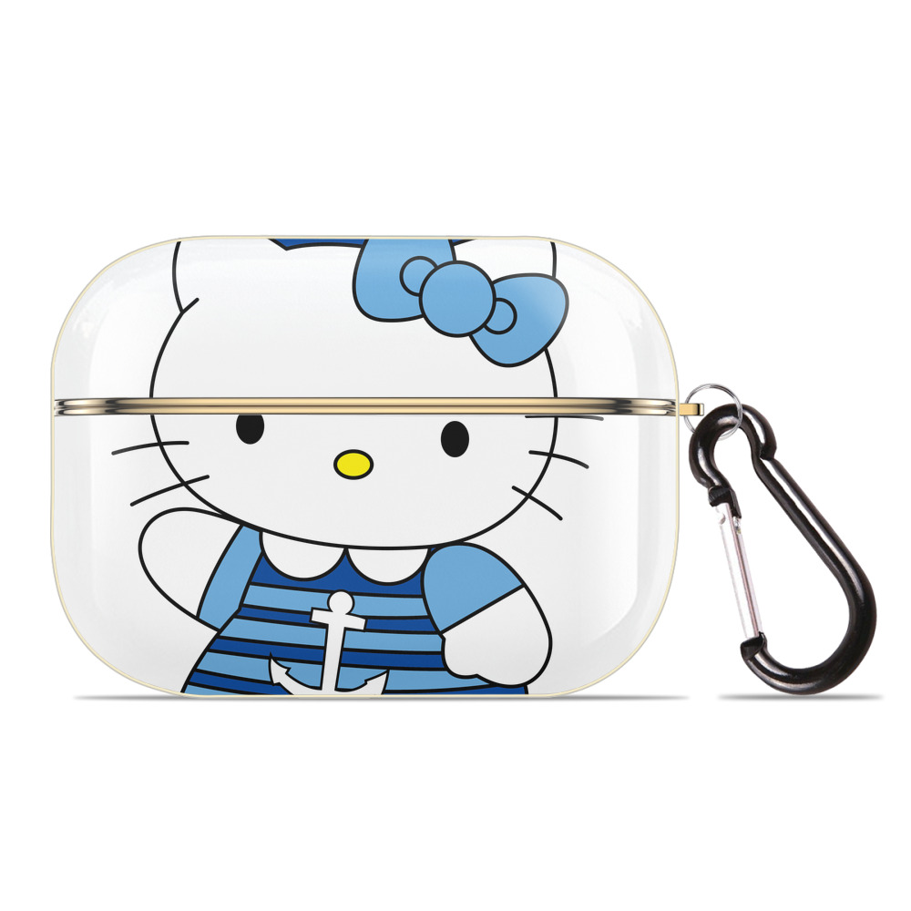 （画像用） Hello Kitty ハローキティ 【AirPods Pro用】ハードシェル保護ケース｜耐衝撃・防指紋・カラビナ付き商品仕様