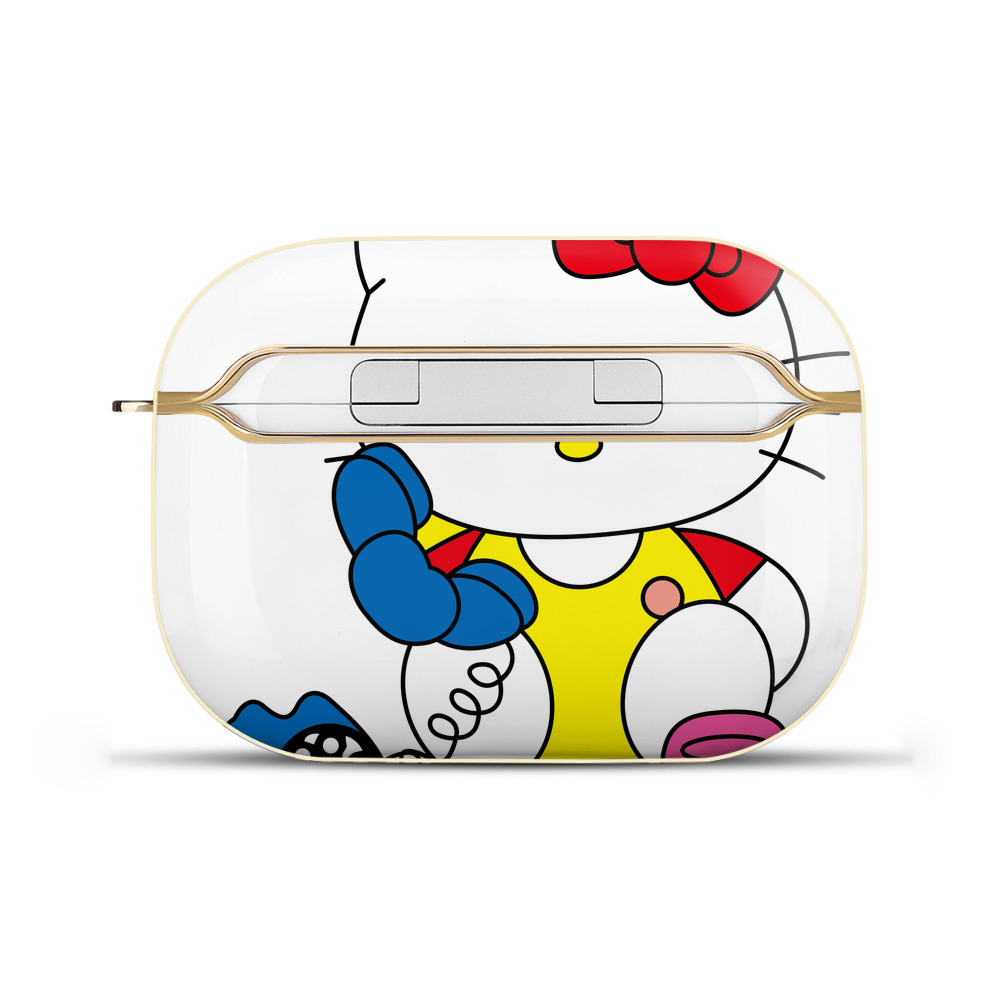（画像用） Hello Kitty ハローキティ 【AirPods Pro用】ハードシェル保護ケース｜耐衝撃・防指紋・カラビナ付き商品仕様