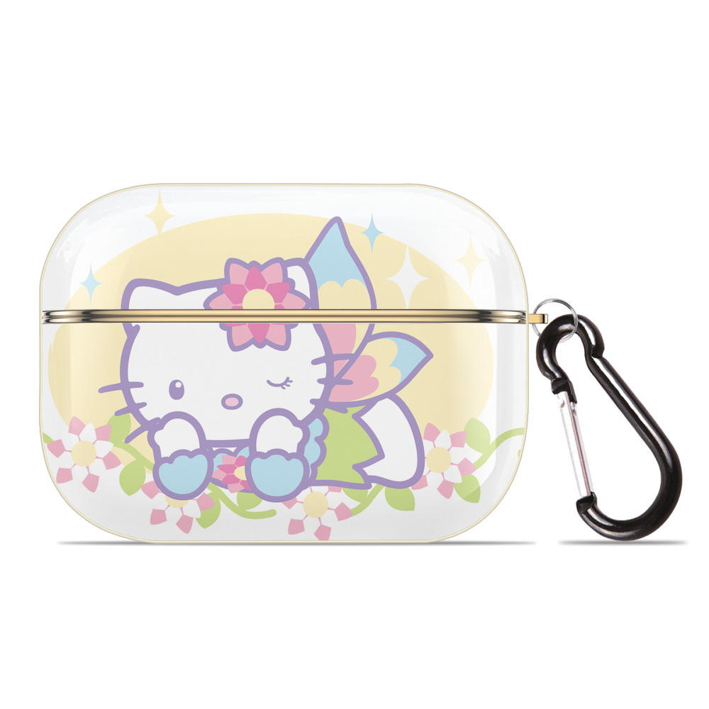 （画像用） Hello Kitty ハローキティ 【AirPods Pro用】ハードシェル保護ケース｜耐衝撃・防指紋・カラビナ付き商品仕様