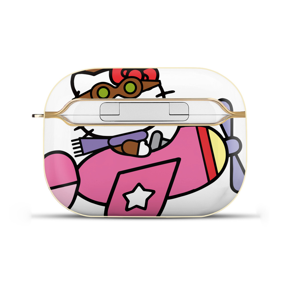 （画像用） Hello Kitty ハローキティ 【AirPods Pro用】ハードシェル保護ケース｜耐衝撃・防指紋・カラビナ付き商品仕様
