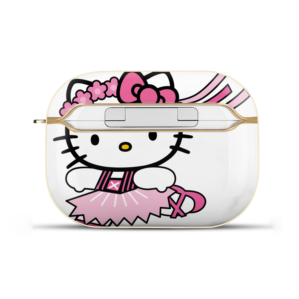 （画像用） Hello Kitty ハローキティ 【AirPods Pro用】ハードシェル保護ケース｜耐衝撃・防指紋・カラビナ付き商品仕様