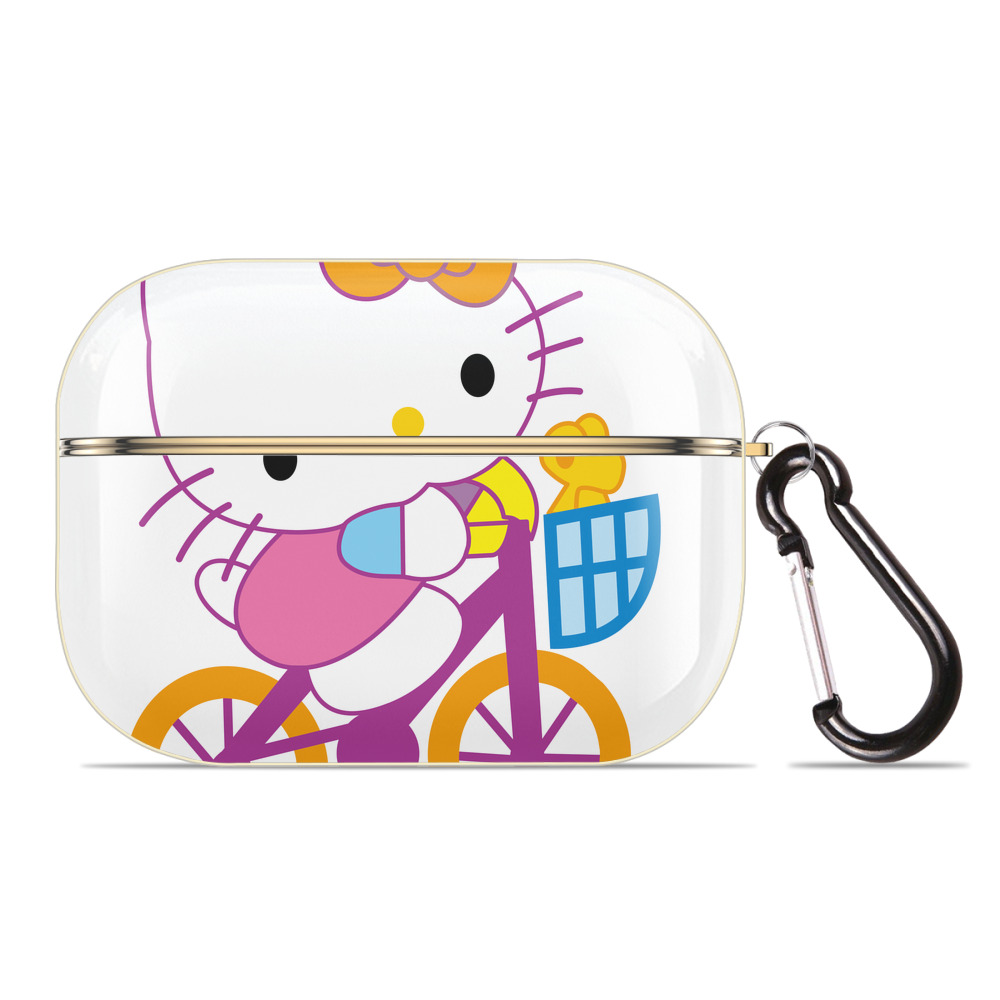 （画像用） Hello Kitty ハローキティ 【AirPods Pro用】ハードシェル保護ケース｜耐衝撃・防指紋・カラビナ付き商品仕様