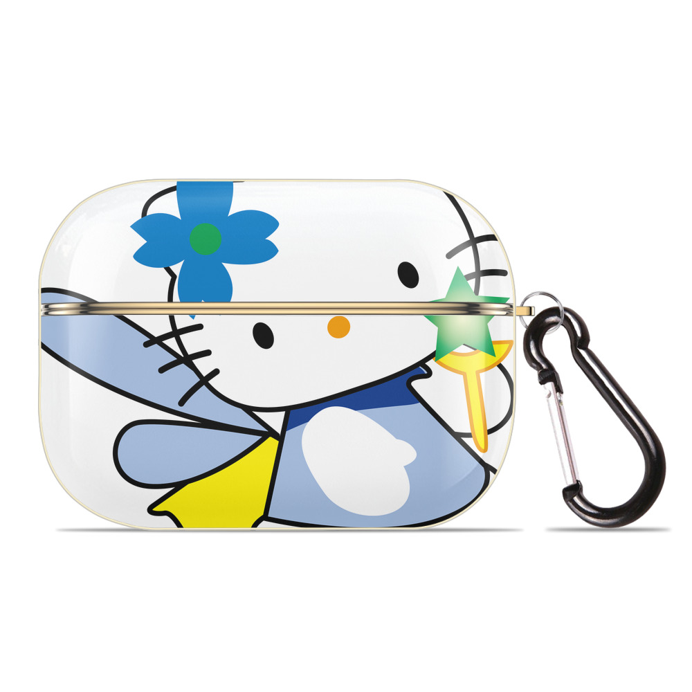 （画像用） Hello Kitty ハローキティ 【AirPods Pro用】ハードシェル保護ケース｜耐衝撃・防指紋・カラビナ付き商品仕様