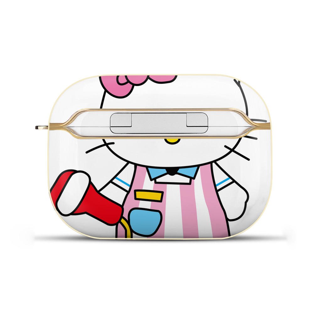 （画像用） Hello Kitty ハローキティ 【AirPods Pro用】ハードシェル保護ケース｜耐衝撃・防指紋・カラビナ付き商品仕様