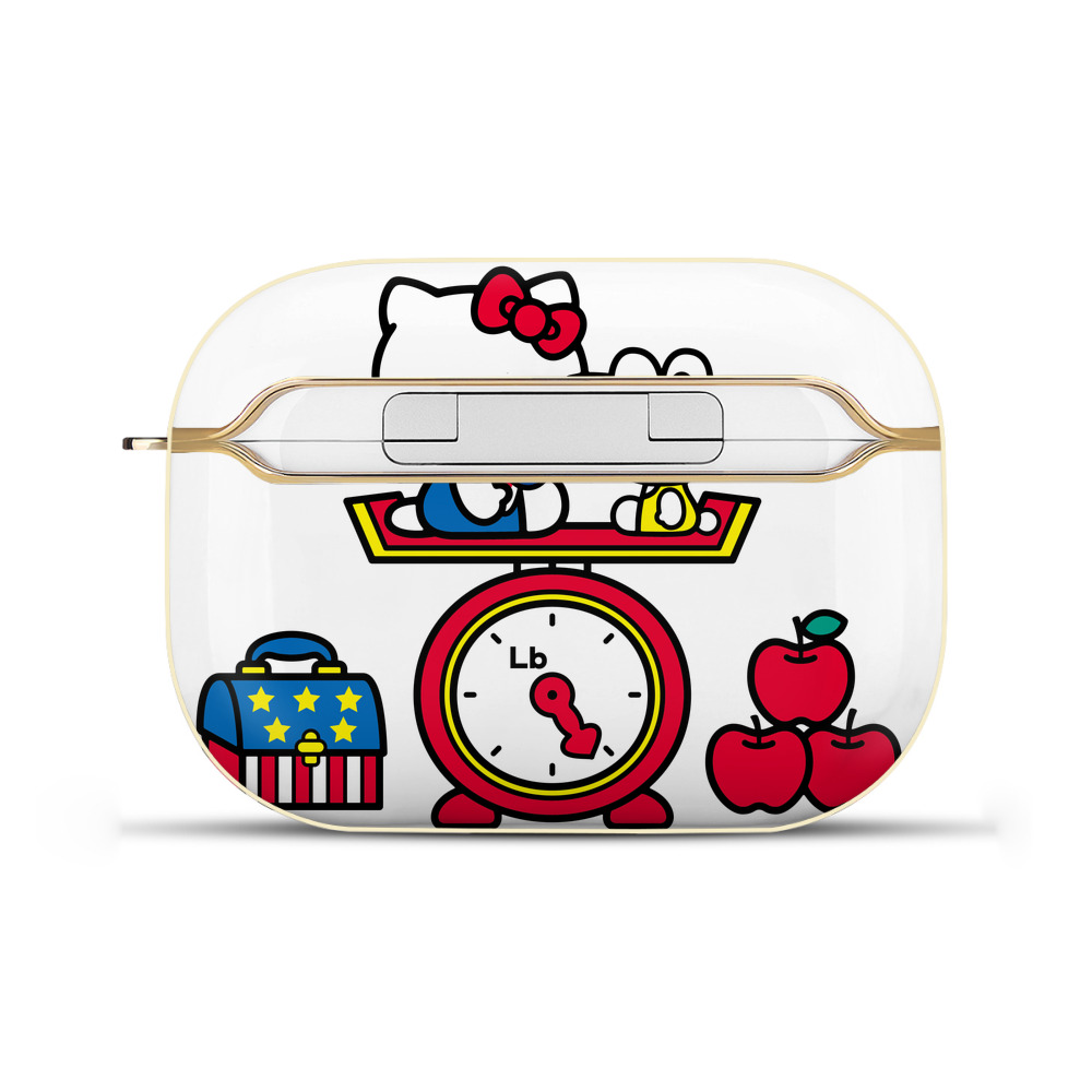 （画像用） Hello Kitty ハローキティ 【AirPods Pro用】ハードシェル保護ケース｜耐衝撃・防指紋・カラビナ付き商品仕様