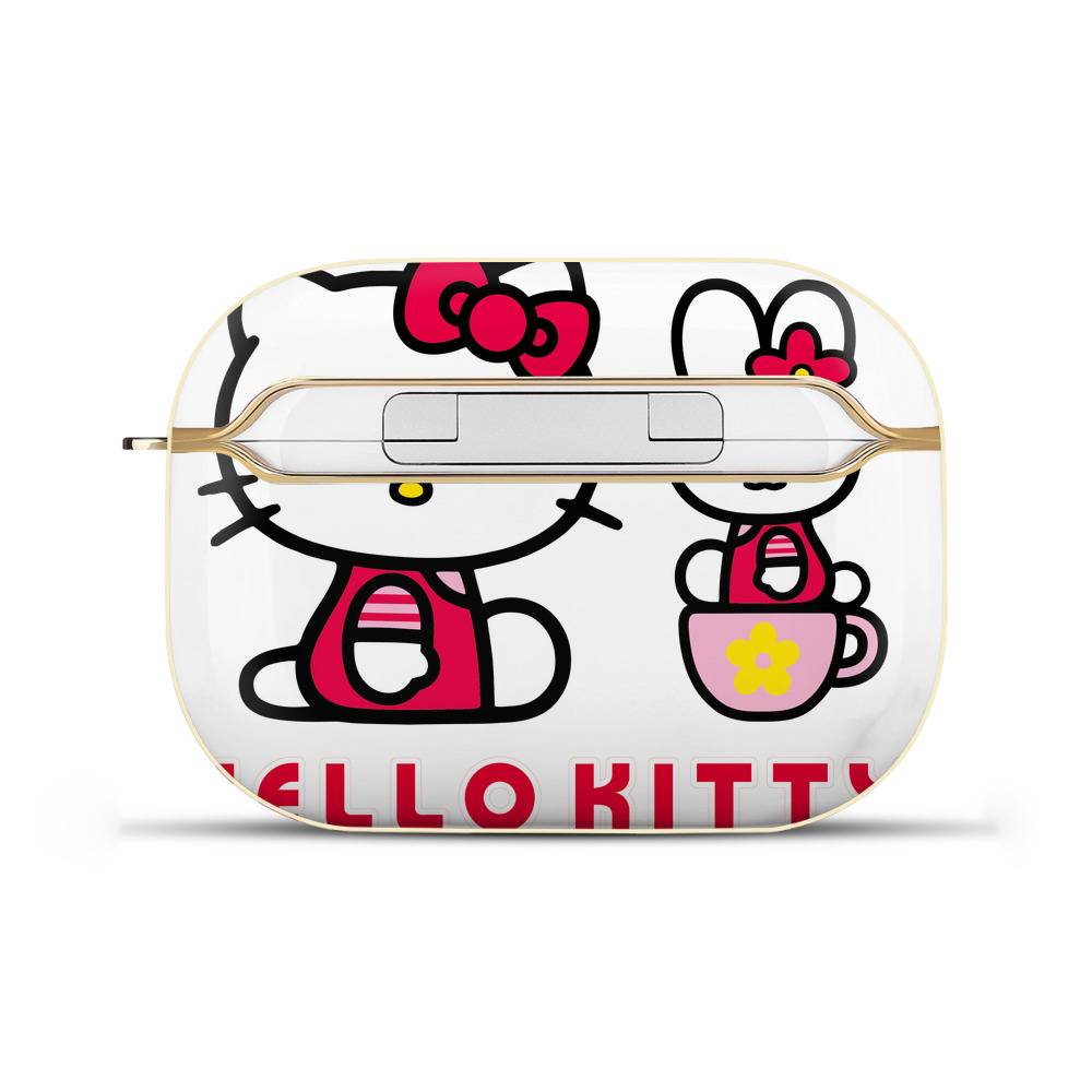 （画像用） Hello Kitty ハローキティ 【AirPods Pro用】ハードシェル保護ケース｜耐衝撃・防指紋・カラビナ付き商品仕様