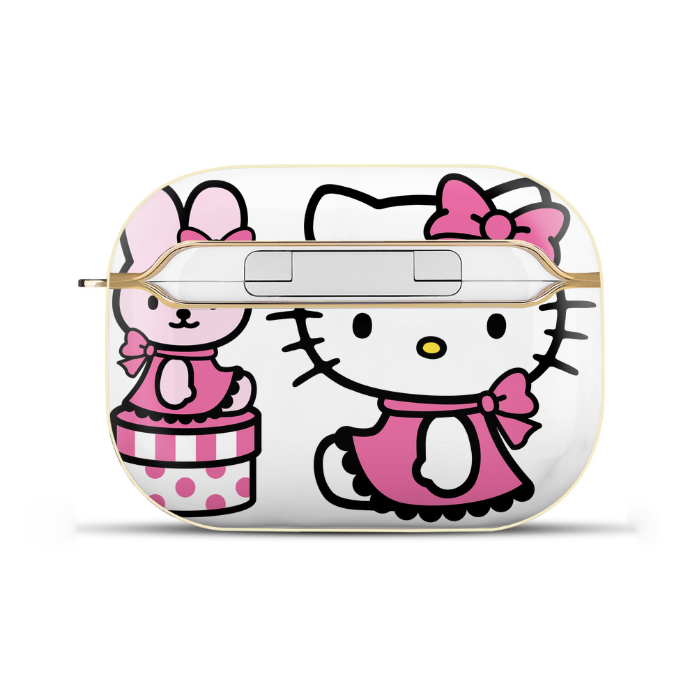 （画像用） Hello Kitty ハローキティ 【AirPods Pro用】ハードシェル保護ケース｜耐衝撃・防指紋・カラビナ付き商品仕様