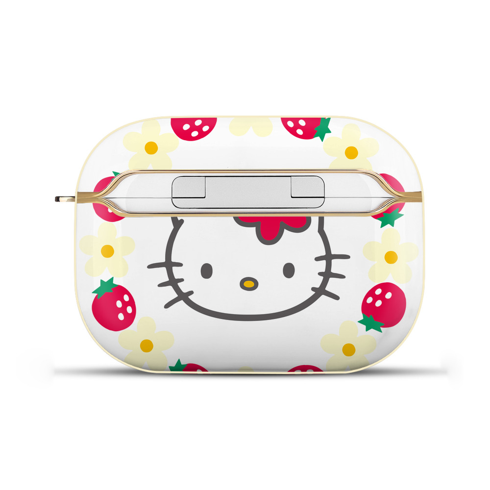 （画像用） Hello Kitty ハローキティ 【AirPods Pro用】ハードシェル保護ケース｜耐衝撃・防指紋・カラビナ付き商品仕様