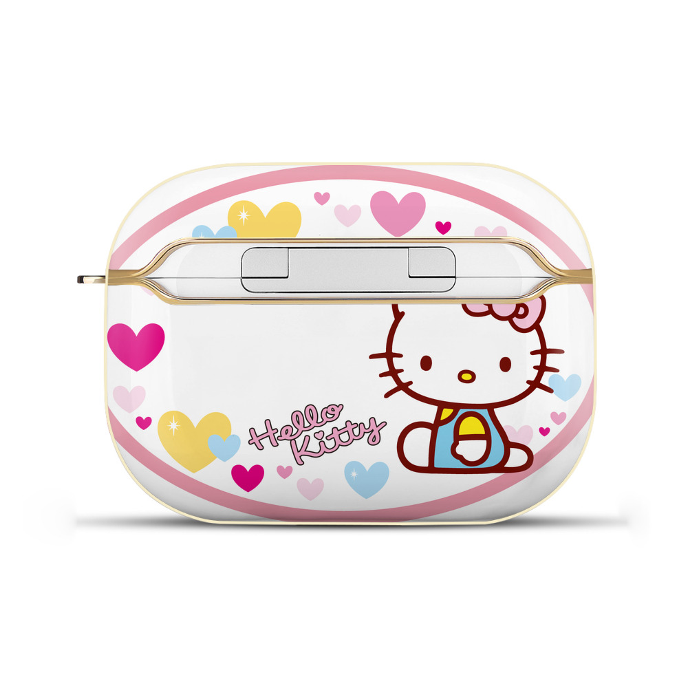 （画像用） Hello Kitty ハローキティ 【AirPods Pro用】ハードシェル保護ケース｜耐衝撃・防指紋・カラビナ付き商品仕様