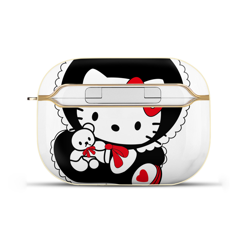 （画像用） Hello Kitty ハローキティ 【AirPods Pro用】ハードシェル保護ケース｜耐衝撃・防指紋・カラビナ付き商品仕様