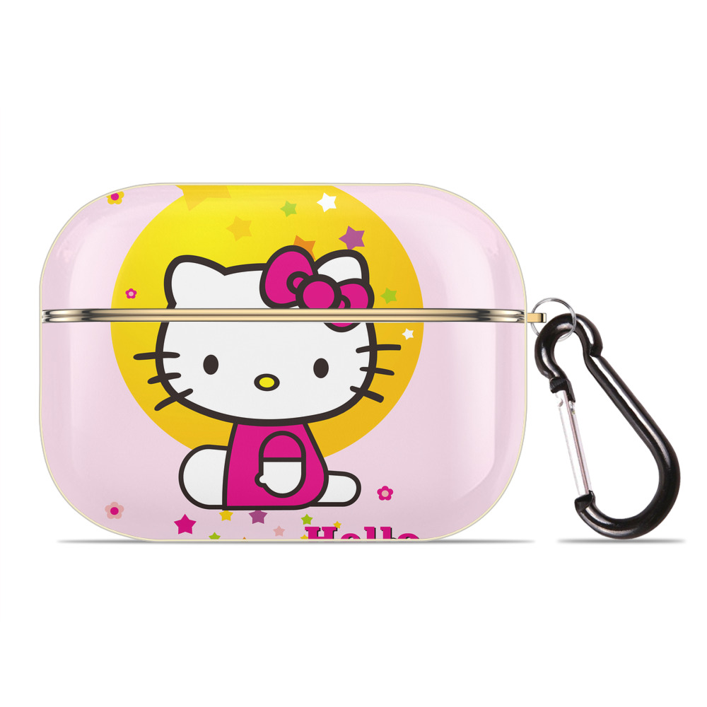 （画像用） Hello Kitty ハローキティ 【AirPods Pro用】ハードシェル保護ケース｜耐衝撃・防指紋・カラビナ付き商品仕様