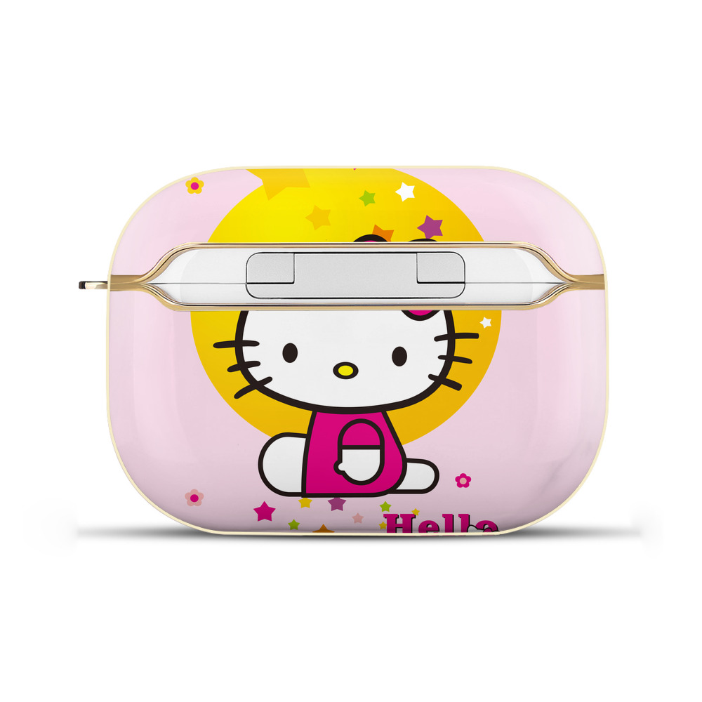 （画像用） Hello Kitty ハローキティ 【AirPods Pro用】ハードシェル保護ケース｜耐衝撃・防指紋・カラビナ付き商品仕様