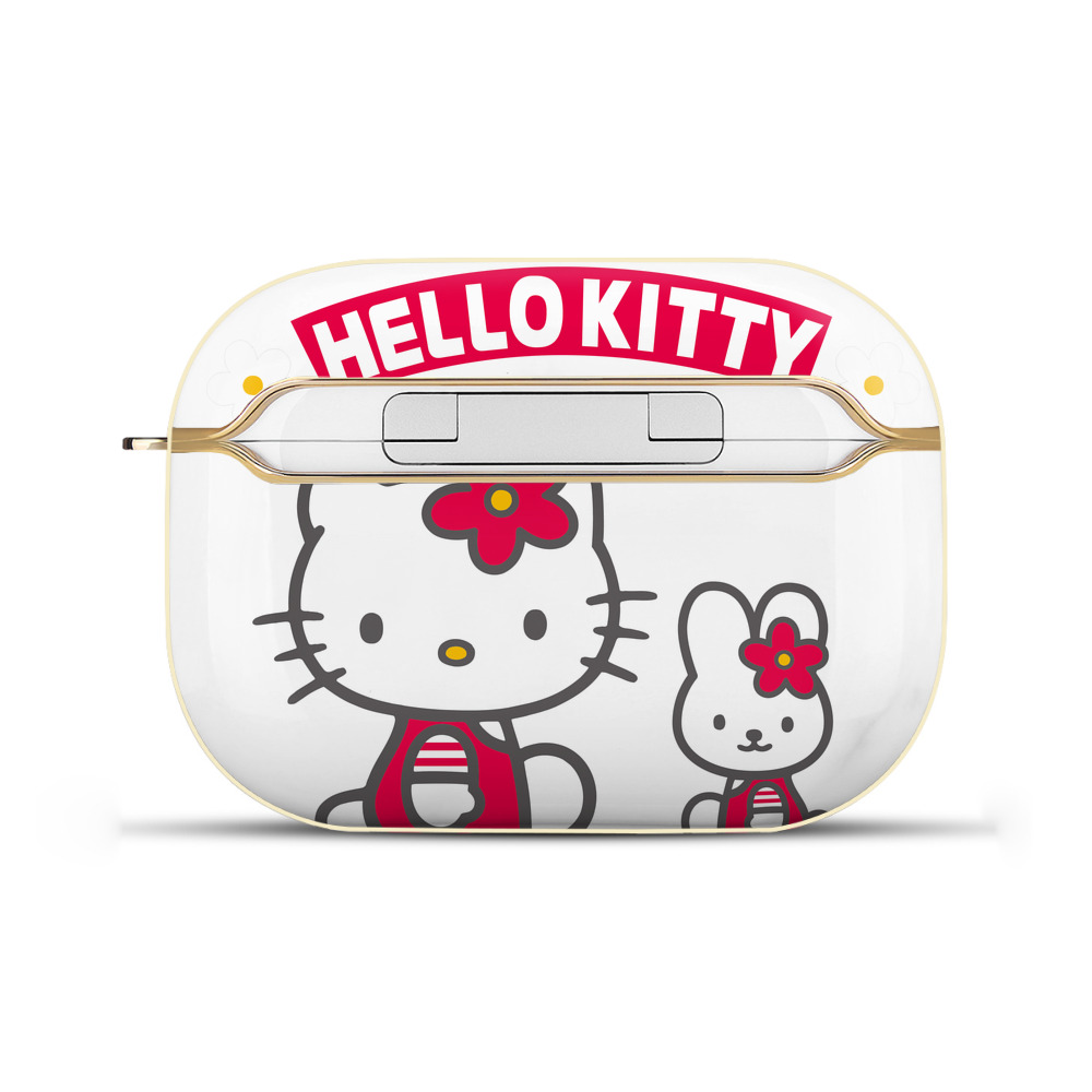 （画像用） Hello Kitty ハローキティ 【AirPods Pro用】ハードシェル保護ケース｜耐衝撃・防指紋・カラビナ付き商品仕様