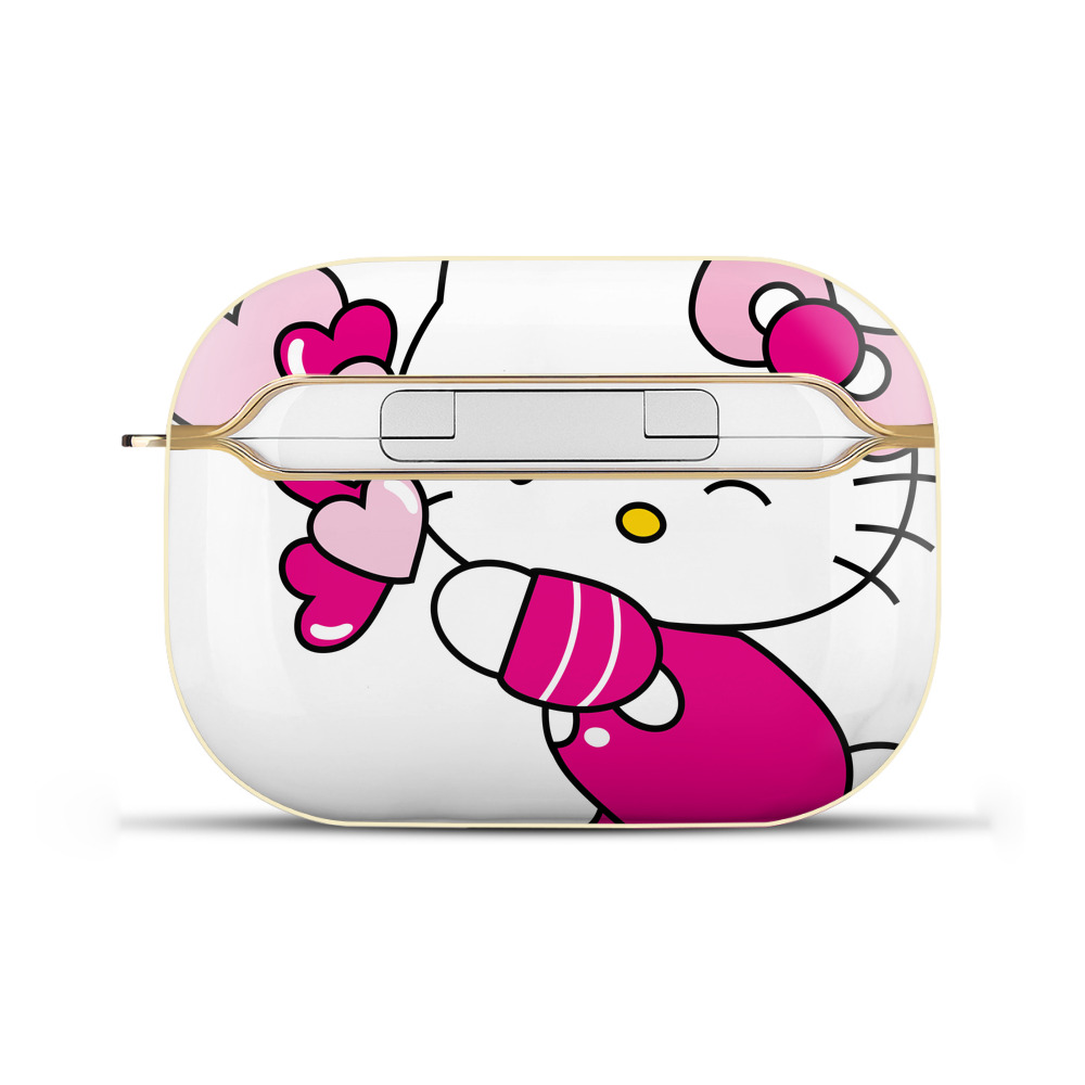 （画像用） Hello Kitty ハローキティ 【AirPods Pro用】ハードシェル保護ケース｜耐衝撃・防指紋・カラビナ付き商品仕様
