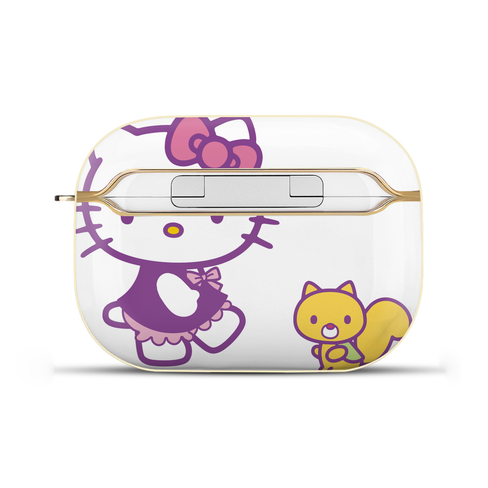 （画像用） Hello Kitty ハローキティ 【AirPods Pro用】ハードシェル保護ケース｜耐衝撃・防指紋・カラビナ付き商品仕様