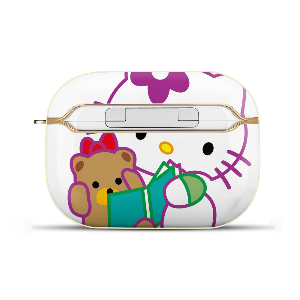 （画像用） Hello Kitty ハローキティ 【AirPods Pro用】ハードシェル保護ケース｜耐衝撃・防指紋・カラビナ付き商品仕様