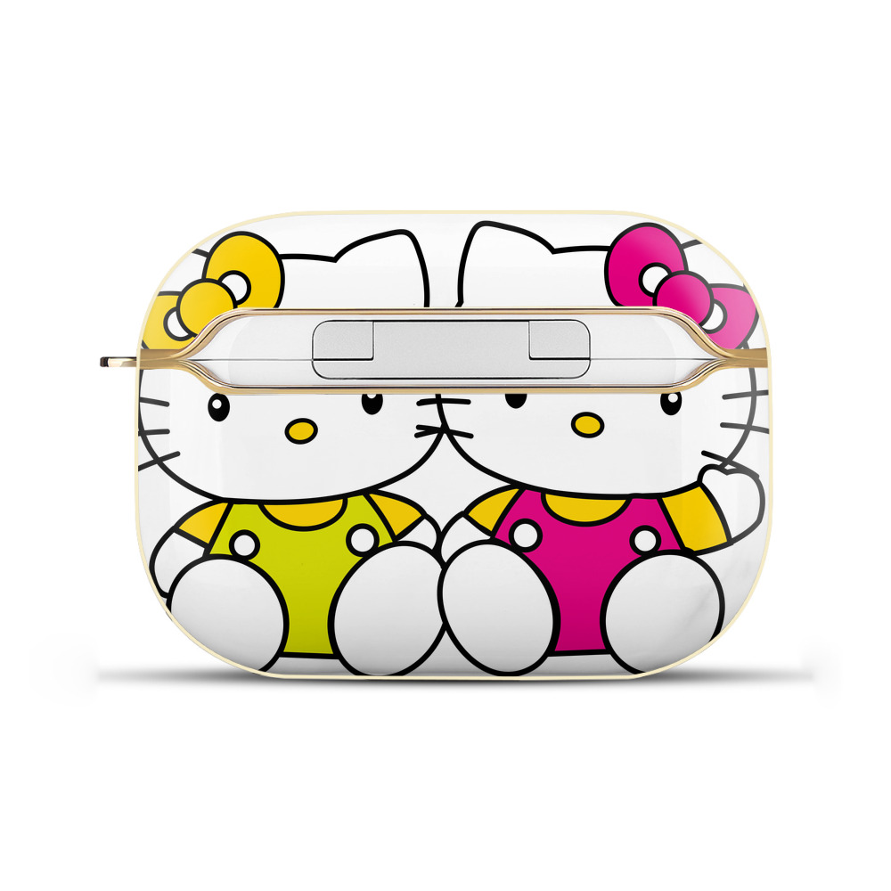 （画像用） Hello Kitty ハローキティ 【AirPods Pro用】ハードシェル保護ケース｜耐衝撃・防指紋・カラビナ付き商品仕様