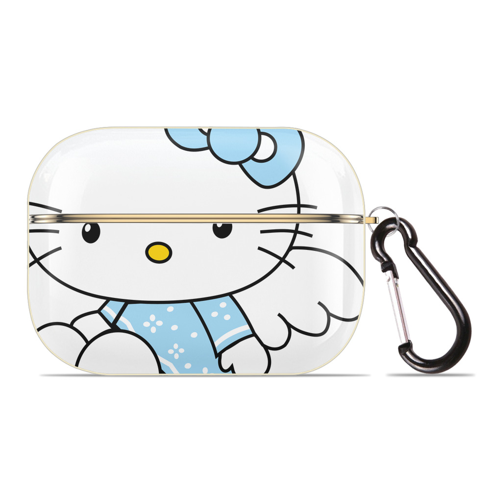 （画像用） Hello Kitty ハローキティ 【AirPods Pro用】ハードシェル保護ケース｜耐衝撃・防指紋・カラビナ付き商品仕様