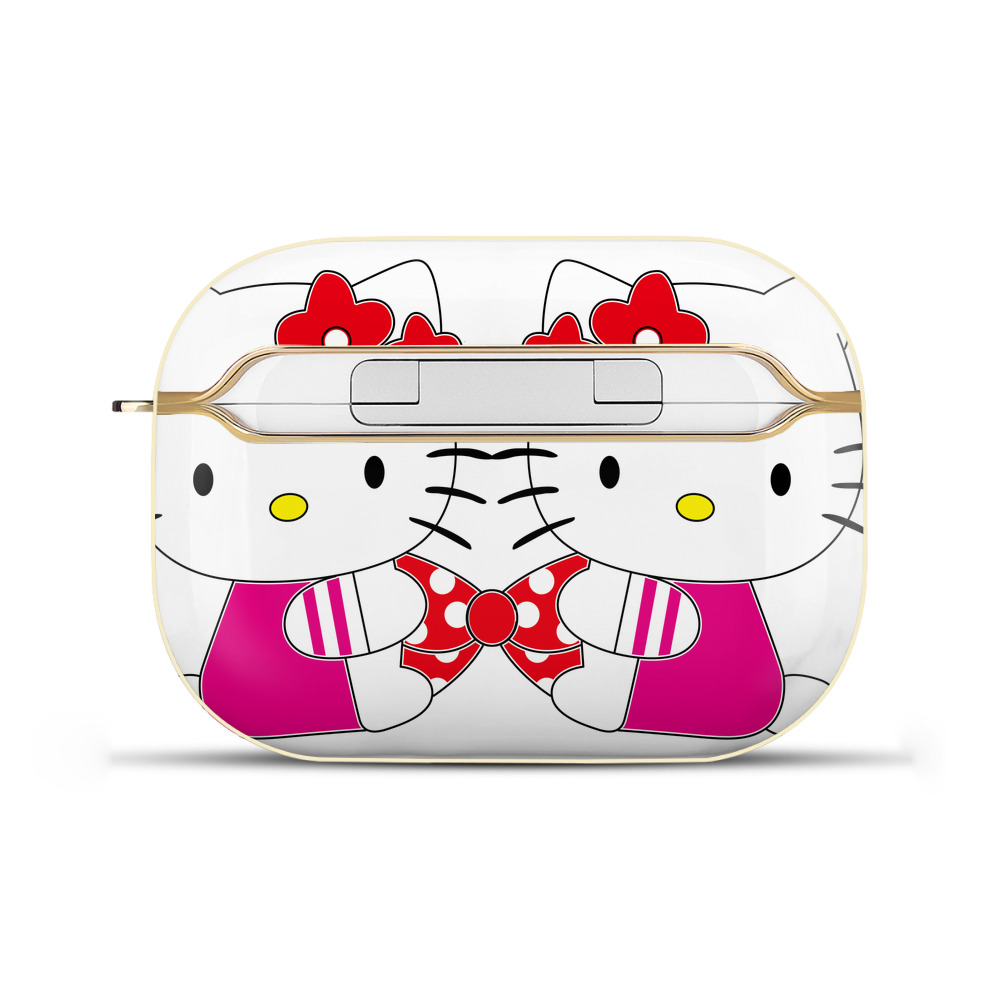 （画像用） Hello Kitty ハローキティ 【AirPods Pro用】ハードシェル保護ケース｜耐衝撃・防指紋・カラビナ付き商品仕様