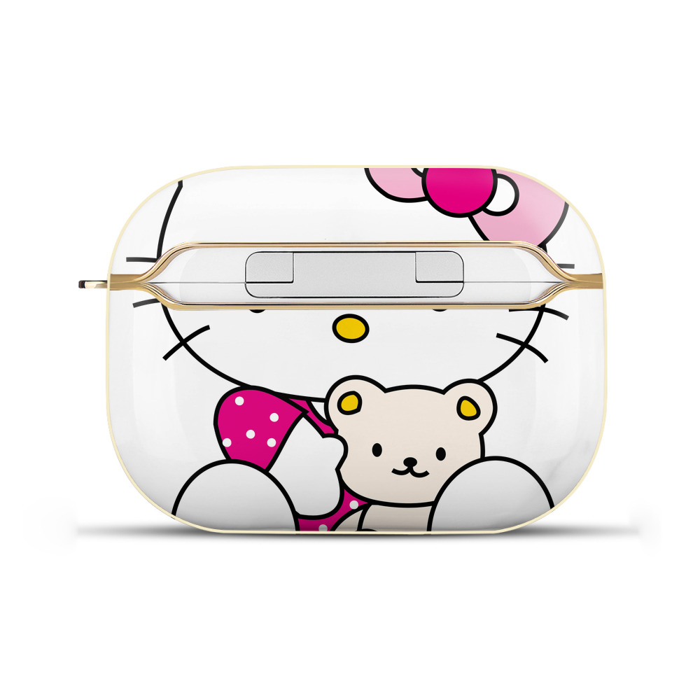 （画像用） Hello Kitty ハローキティ 【AirPods Pro用】ハードシェル保護ケース｜耐衝撃・防指紋・カラビナ付き商品仕様